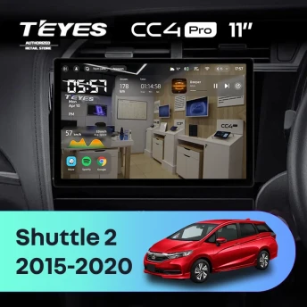 Штатная магнитола Teyes CC4 Pro 8/128 Honda Shuttle 2 (2015-2020) Правый руль (11")