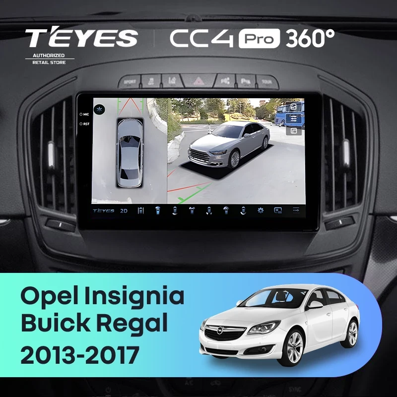 Штатная магнитола Teyes CC4 Pro 360 8/128 Opel Insignia (2013-2017) Тип-B
