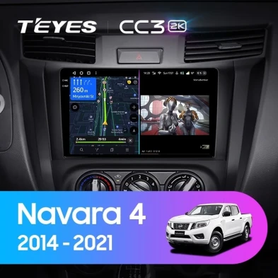 Штатная магнитола Teyes CC3 2K 6/128 Nissan Navara D23 IV (2014-2021) Тип-A