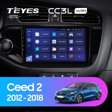 Штатная магнитола Teyes CC3L WiFi 2/32 Kia Ceed 2 JD (2012-2018)