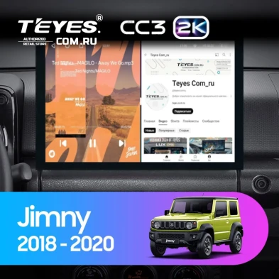 Штатная магнитола Teyes CC3 2K 4/64 Suzuki Jimny JB64 (2018-2020) (13")