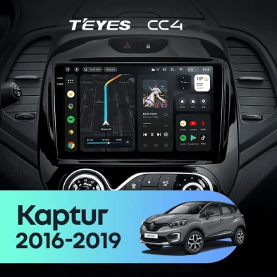 Штатная магнитола Teyes CC4 8/128 Renault Kaptur (2016-2019) F1