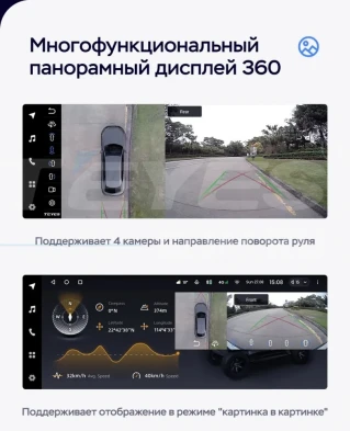 Штатная магнитола Teyes LUX ONE 360 6/128 Kia Forte (2018-2019)