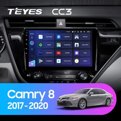 Штатная магнитола Teyes CC3 6/128 Toyota Camry 8 XV 70 (2017-2020) F1