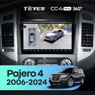Штатная магнитола Teyes CC4 Pro 360 12/256 Mitsubishi Pajero 4 V80 V90 (2006-2024)