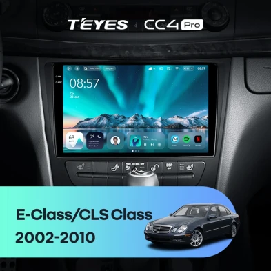 Штатная магнитола Teyes CC4 Pro 12/256 Mercedes-Benz E-Class S211 W211 CLS-Class C219 (2002-2010)
