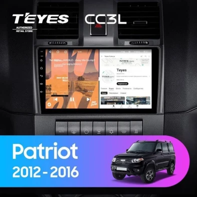 Штатная магнитола Teyes CC3L 4/32 UAZ Patriot (2012-2016)