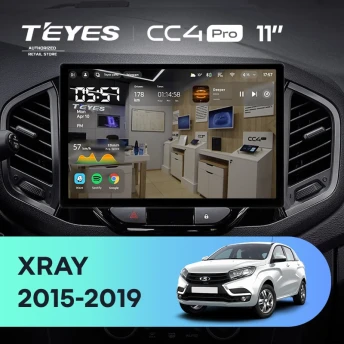 Штатная магнитола Teyes CC4 Pro 12/256 Lada Xray (2015-2022) (11")