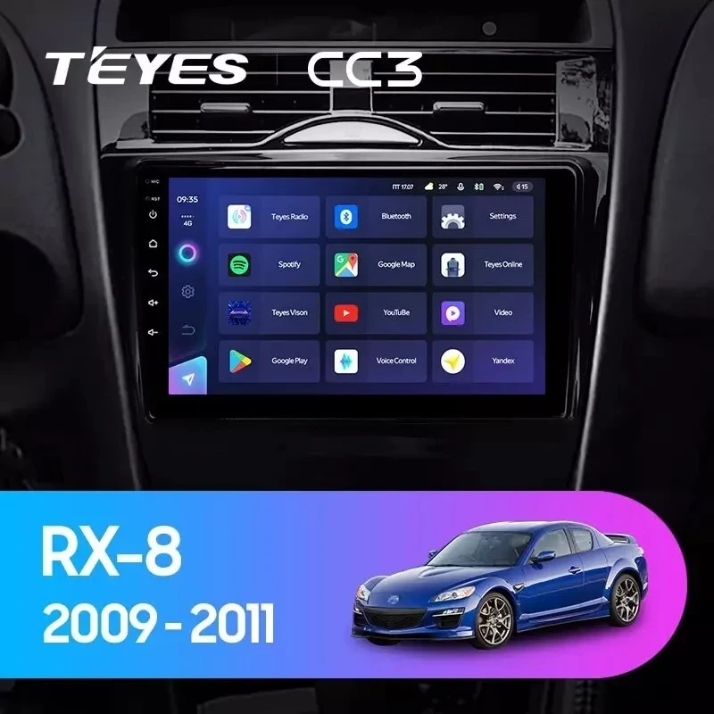 Штатная магнитола Teyes CC3 4/32 Mazda RX-8 SE (2009-2011)