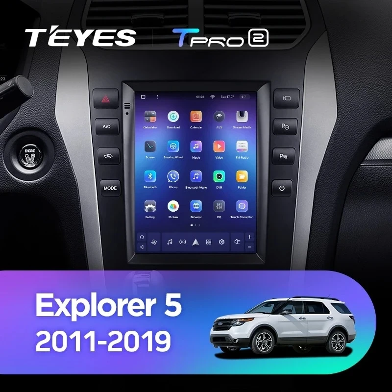 Штатная магнитола Tesla style Teyes TPRO 2 3/32 Ford Explorer 5 (2011-2019)
