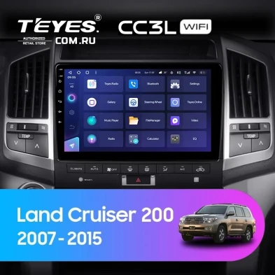 Штатная магнитола Teyes CC3L WiFi 2/32 Toyota Land Cruiser 11 200 (2007-2015) F3 Тип-A