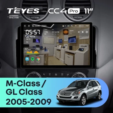 Штатная магнитола Teyes CC4 Pro 8/128 Mercedes-Benz GL-Class (2005-2009) F1 (11")