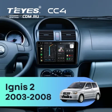 Штатная магнитола Teyes CC4 6/64 Suzuki Ignis 2 (2003-2008)