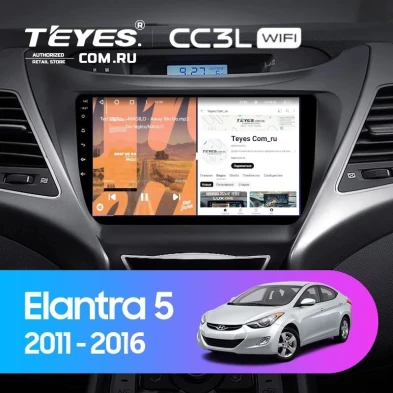 Штатная магнитола Teyes CC3L WiFi 2/32 Hyundai Elantra 5 JK GD MD UD (2010-2016) F1
