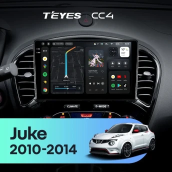 Штатная магнитола Teyes CC4 6/64 Nissan Juke (2010-2014)