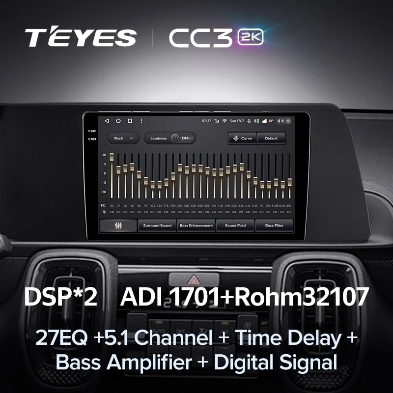 Штатная магнитола Teyes CC3 2K 4/32 Kia Sonet (2020-2022)