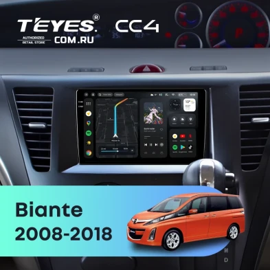 Штатная магнитола Teyes CC4 8/128 Mazda Biante (2008-2018)