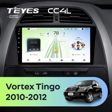 Штатная магнитола Teyes CC4L 6/64 Vortex Tingo (2010-2012)