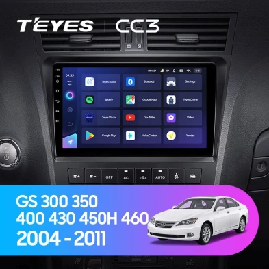 Штатная магнитола Teyes CC3 4/32 Lexus GS300 350 400 430 450h 460 (2004-2011)