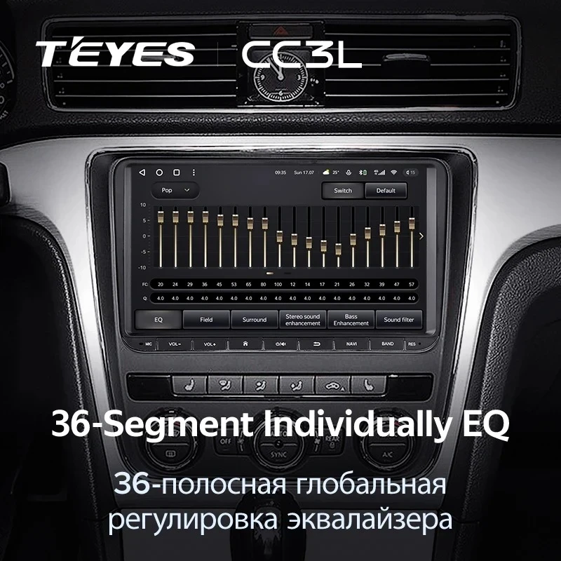 Магнитола Teyes CC3L 4/32 Volkswagen / Skoda Универсал 9"