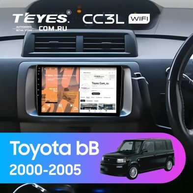 Штатная магнитола Teyes CC3L WiFi 2/32 Toyota bB 1 (2000-2005)