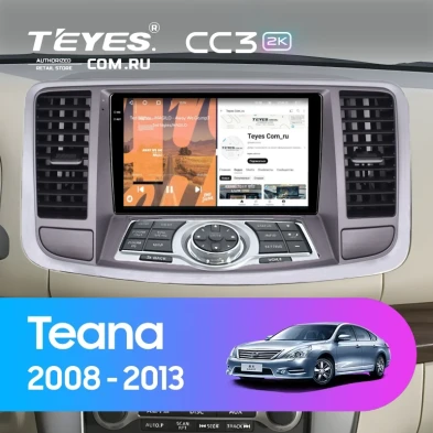 Штатная магнитола Teyes CC3 2K 4/64 Nissan Teana 2 J32 (2008-2013) F2 Тип-B