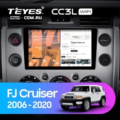Штатная магнитола Teyes CC3L WiFi 2/32 Toyota FJ Cruiser J15 (2006-2020) F2
