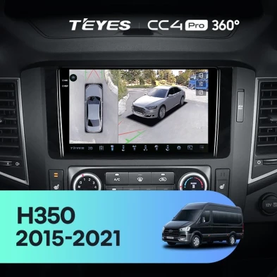 Штатная магнитола Teyes CC4 Pro 360 12/256 Hyundai H350 (2015-2021)