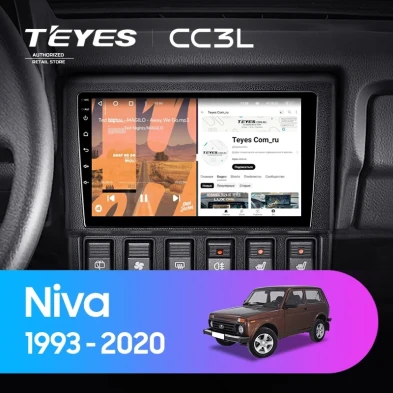 Штатная магнитола Teyes CC3L 4/32 Lada Niva (1993-2020)
