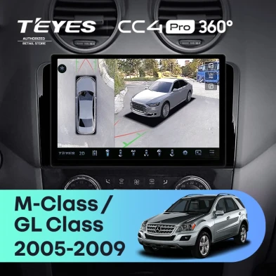 Штатная магнитола Teyes CC4 Pro 360 12/256 Mercedes-Benz GL-Class (2005-2009) F1 (11")