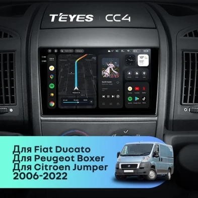 Штатная магнитола Teyes CC4 8/128 Peugeot Boxer 2 (2006-2022)