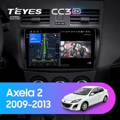 Штатная магнитола Teyes CC3 2K 6/128 Mazda Axela 2 (2009-2013)