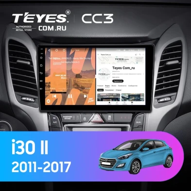 Штатная магнитола Teyes CC3 4/32 Hyundai i30 2 GD (2011-2017) (0din)