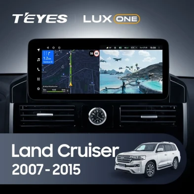 Штатная магнитола Teyes LUX ONE 360 6/128 Toyota Land Cruiser 200 (2007-2015) Тип-A