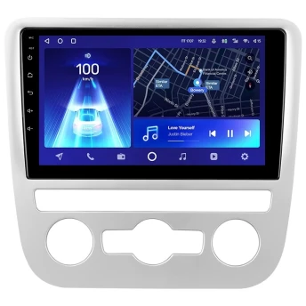 Переходная рамка Volkswagen Scirocco 3 Mk3 (2008-2014) F4 (Серая) (9")