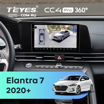 Штатная магнитола Teyes CC4 Pro 360 8/128 Hyundai Elantra 7 (2020-2026)