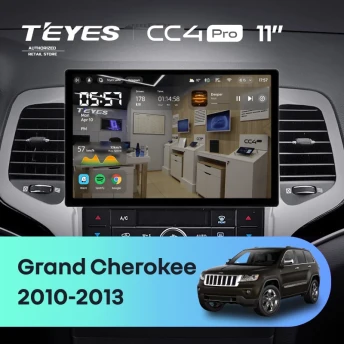 Штатная магнитола Teyes CC4 Pro 12/256 Jeep Grand Cherokee WK2 (2010-2013) (11")
