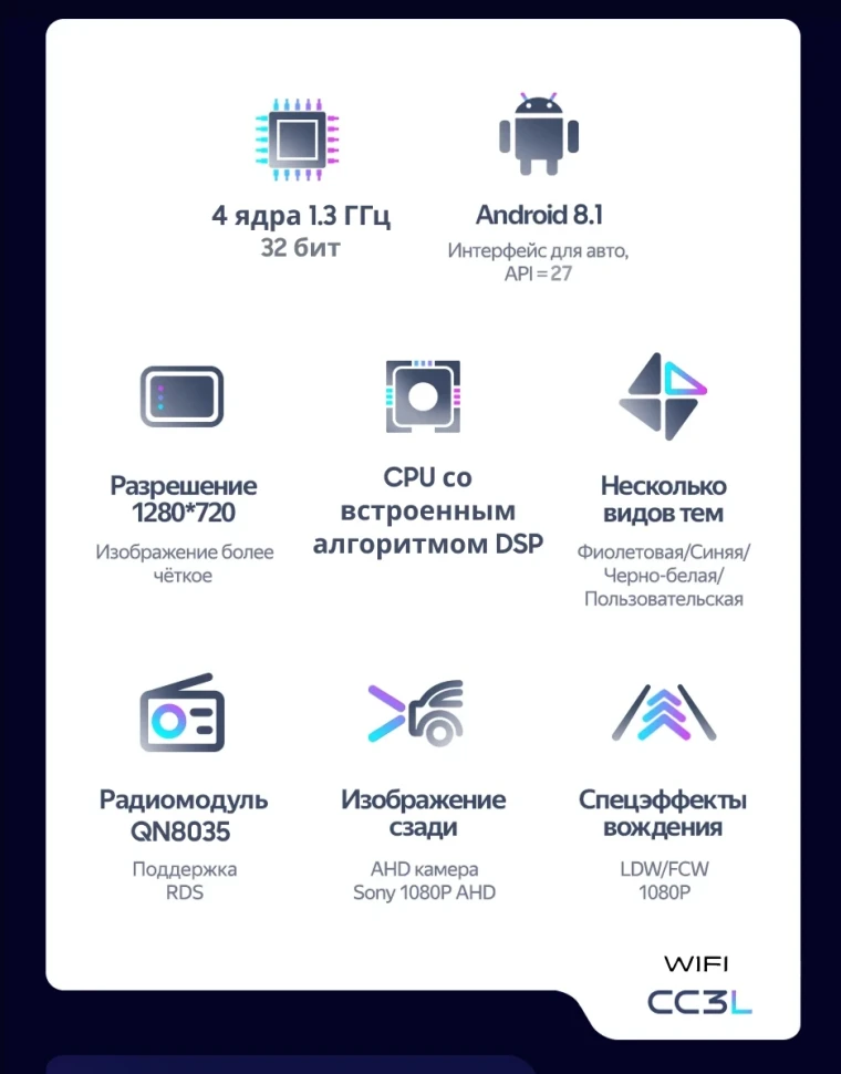 Штатная магнитола Teyes CC3L WiFi 2/32 Brilliance V3 (2015-2019)