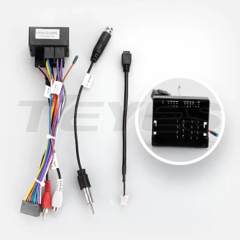 Переходная рамка Ford Focus 2 (2004-2011) (F2 - климат-контроль) (чёрная) (9")