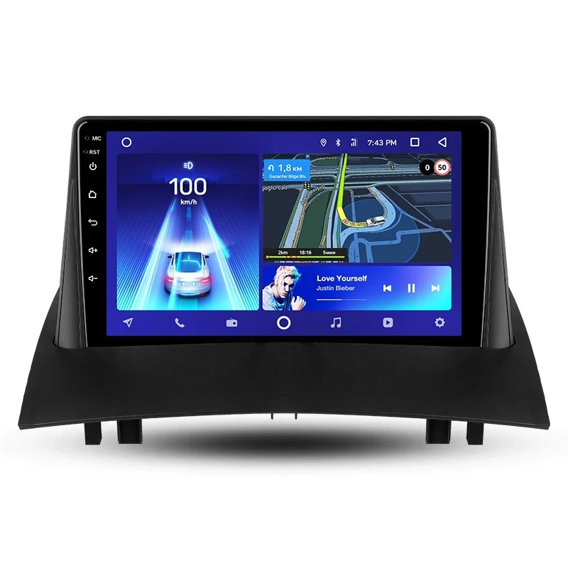 Переходная рамка Renault Megane 2 (2002-2009) (9")