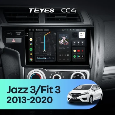 Штатная магнитола Teyes CC4 8/128 Honda Jazz 3 (2015-2020) Тип-B