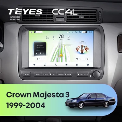 Штатная магнитола Teyes CC4L 6/64 Toyota Crown Majesta 3 S170 (1999-2004)