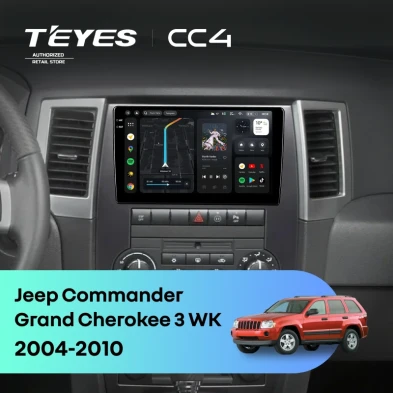 Штатная магнитола Teyes CC4 6/64 Jeep Grand Cherokee 3 WK (2004-2010)