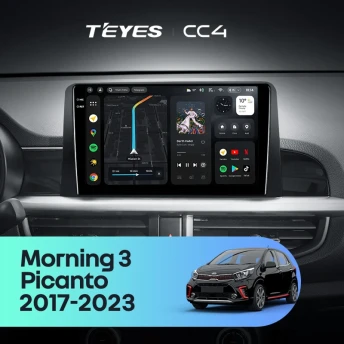 Штатная магнитола Teyes CC4 6/64 Kia Morning 3 (2017-2023) Тип-A