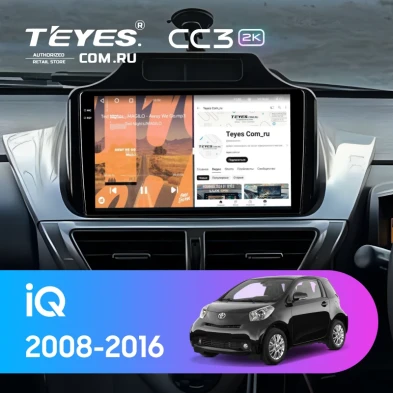 Штатная магнитола Teyes CC3 2K 4/64 Toyota iQ (2008-2016)