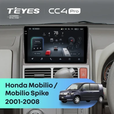 Штатная магнитола Teyes CC4 Pro 8/128 Honda Mobilio (2001-2008)