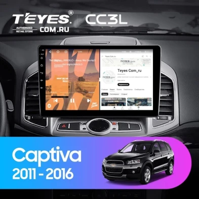 Штатная магнитола Teyes CC3L 4/32 Chevrolet Captiva 1 (2011-2016) F2