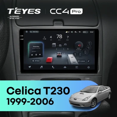Штатная магнитола Teyes CC4 Pro 12/256 Toyota Celica T230 (1999-2006)