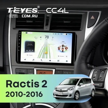 Штатная магнитола Teyes CC4L 6/64 Toyota Ractis 2 (2010-2016)