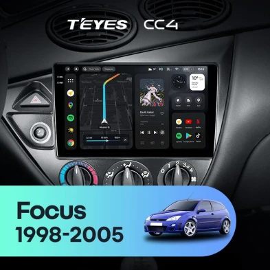 Штатная магнитола Teyes CC4 8/128 Ford Focus 1 (1998-2005)